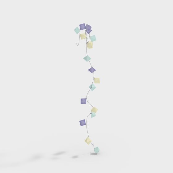 Wind Chime Dance 3D model