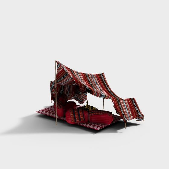 Middle Eastern Tent 3D Model