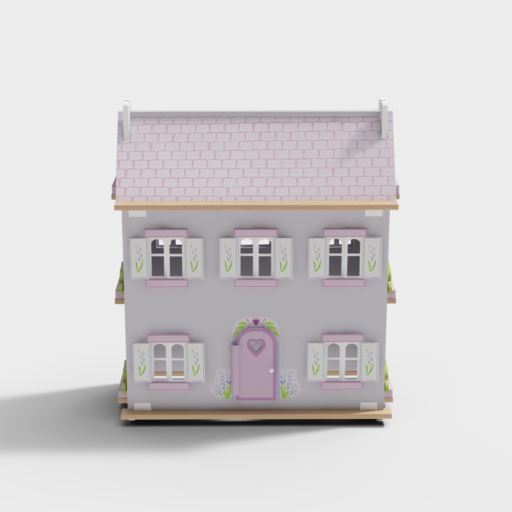 Charming Fairy Tale House 3D model