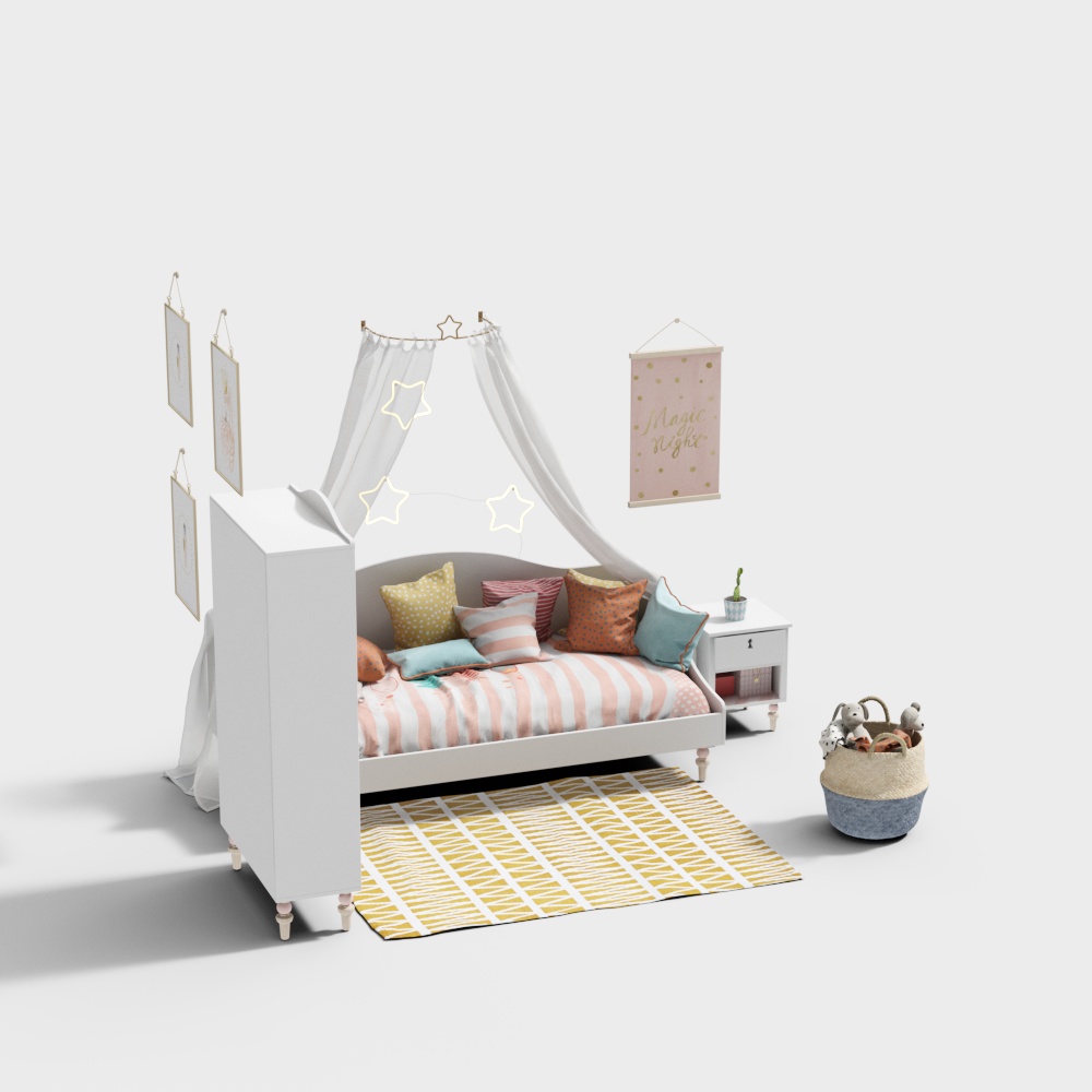 ชุดเตียงสำหรับเด็กในอนุบาล