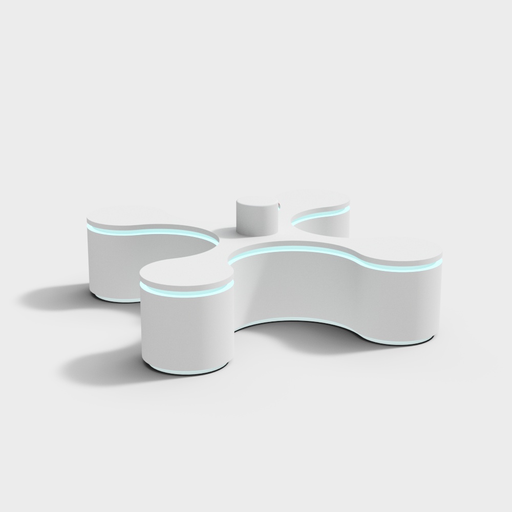 Futuristic Low-Polygon 3D Model for Creative Projects