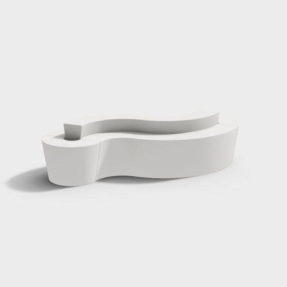 Streamlined Sofa 3D model
