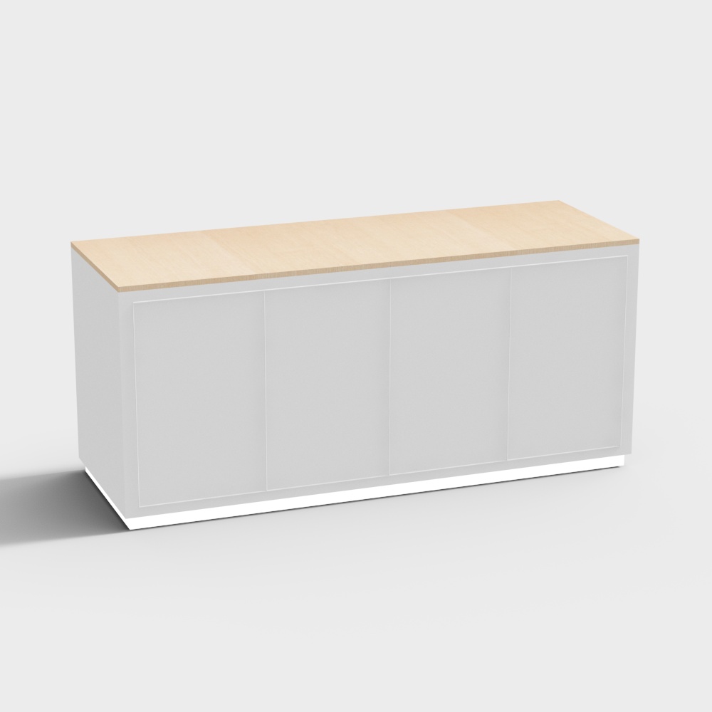 City Window Cabinet 3D model