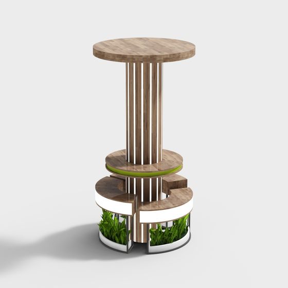 Urban Oasis Side Table 3D model