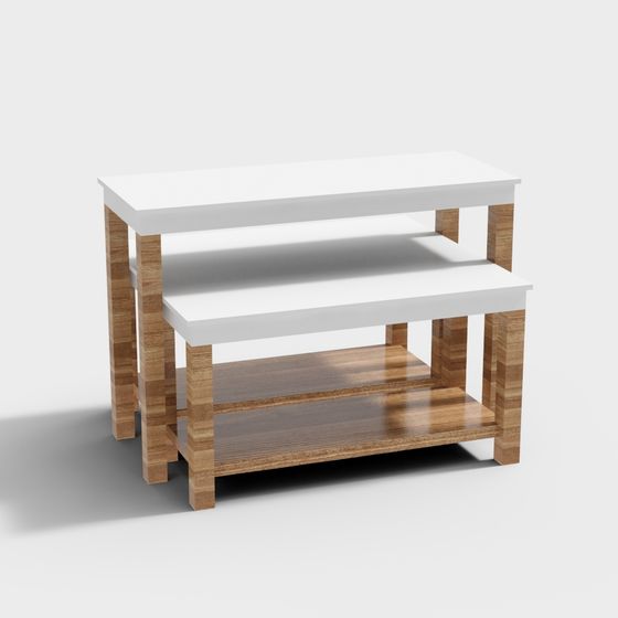 Urban Bookshelf 3D model