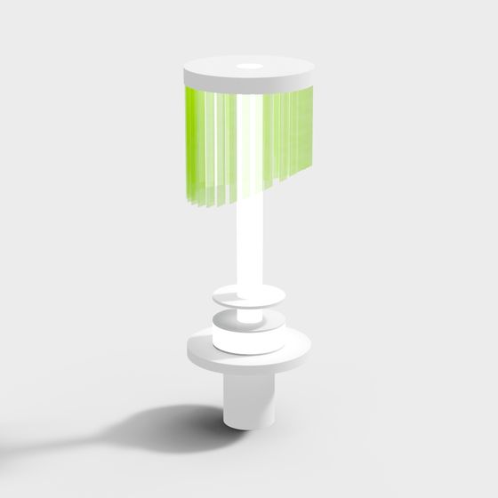 Stylish Low-Poly Table Lamp 3D model for Modern Interiors