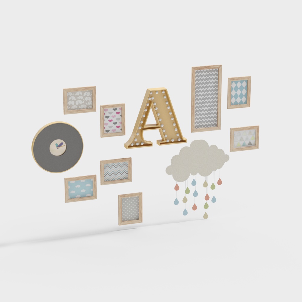 Kindergarten children's ornaments