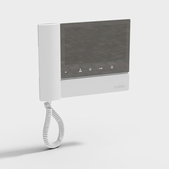 Modern Smart Doorbell 3D model