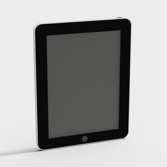 Sleek Low-Poly Tablet 3D model for Creative Projects