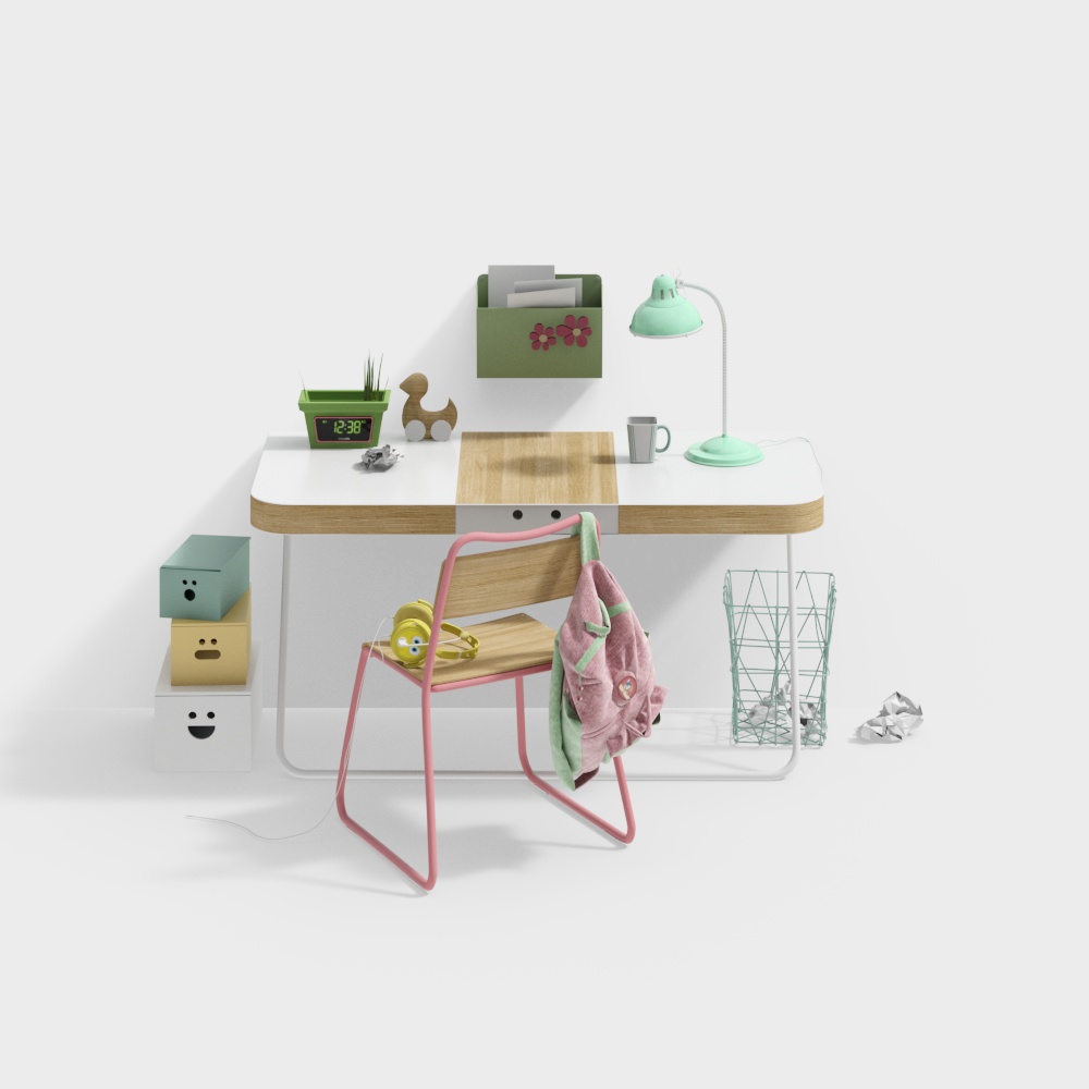 Combinaison de bureaux pour enfants de jardin d'enfants