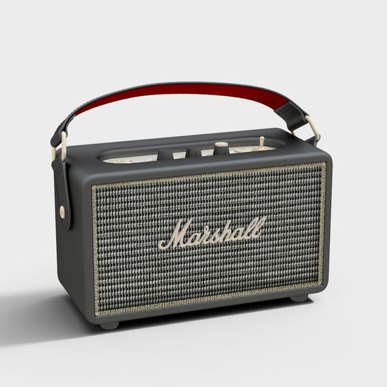 Retro Modern Marshall Stereo Radio 3D Model