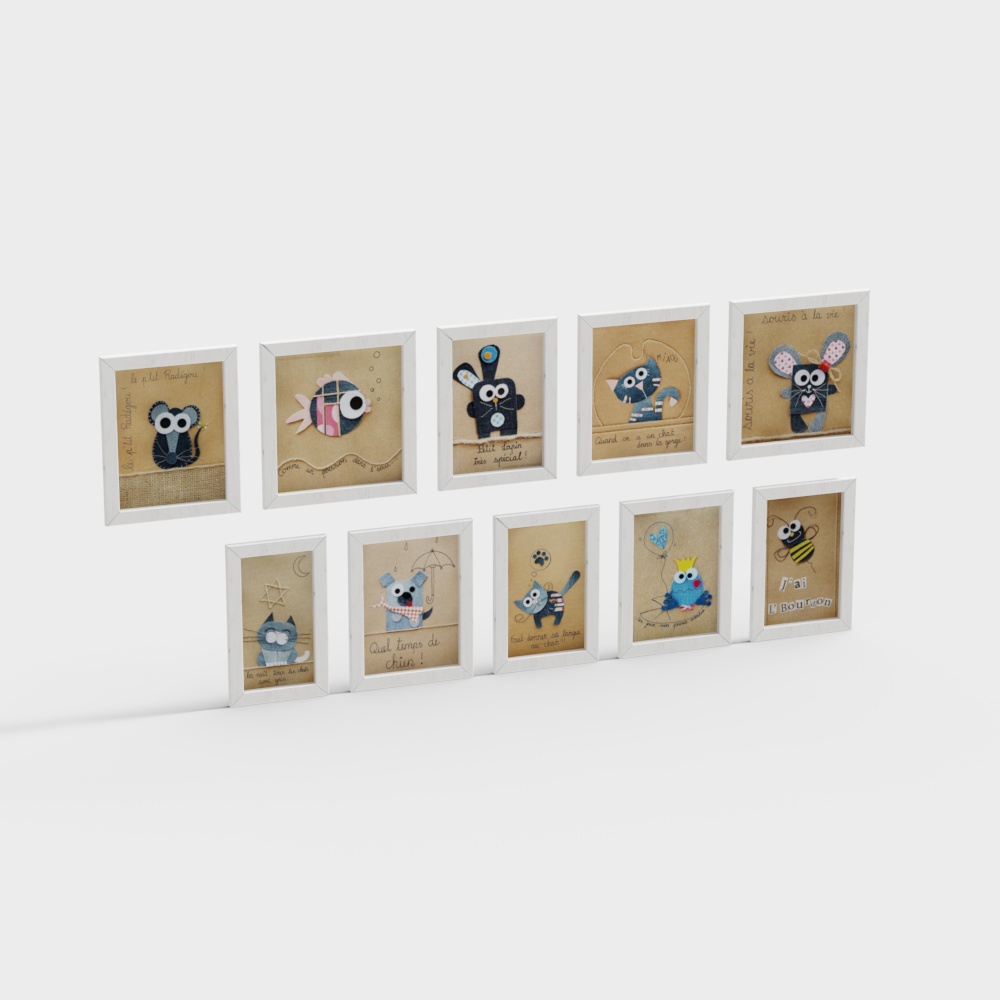 Kindergarten children's ornaments