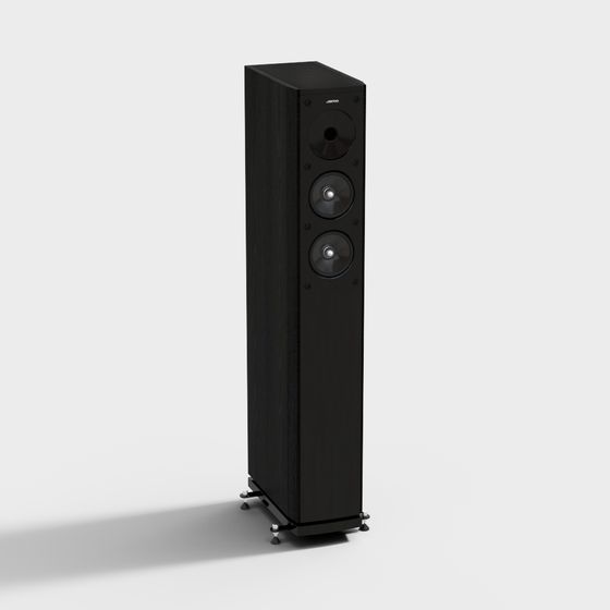 Elegant Low-Poly Speaker 3D model for Modern Design