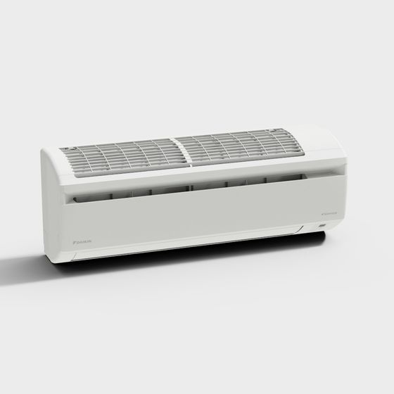 Sleek Daikin Wall-Mounted Air Conditioner 3D model