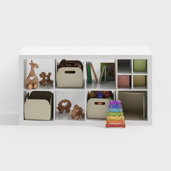 Kid's Toy Storage Unit 3D model