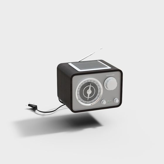 Crosley Radio 3D model - Vintage Meets Modern