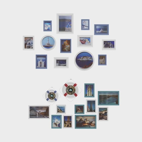 Coastal Gallery 3D model Wall Decor