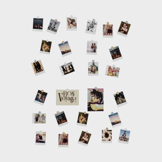 Low Polygon Detailed Photo Wall 3D model