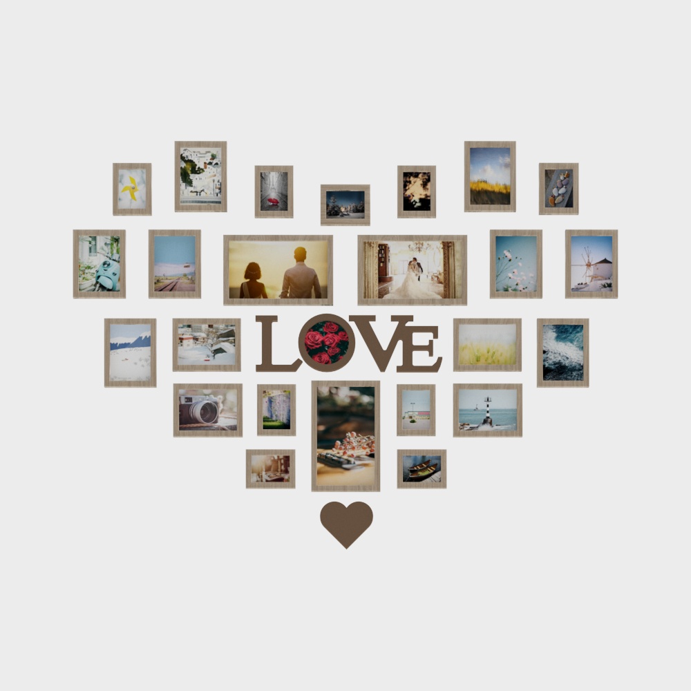 Image suspendue dessin animé sur le mur de photo du studio photo