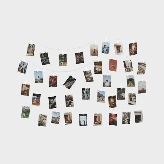 Photo Garland 3D Model for Creative Designs