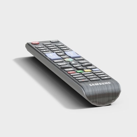 Realistic Samsung TV Remote Control 3D model