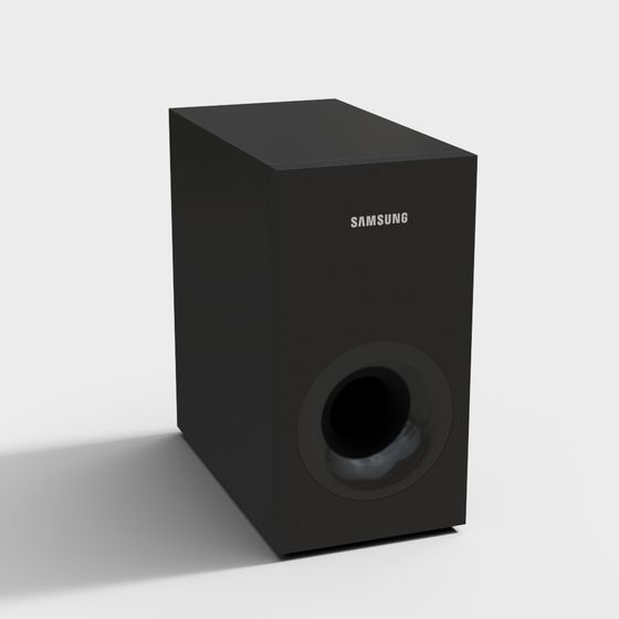 Samsung Subwoofer 3D model for Designers