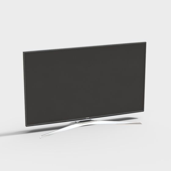 Sleek Modern 3D Model Television