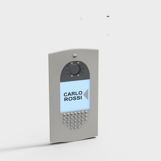 Elegant Doorbell 3D model for Creative Projects
