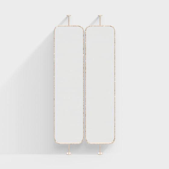 Elegant Mirror Screen 3D model