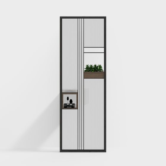 Urban Grid Cabinet 3D model