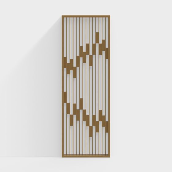 Lattice Screen 3D model for Modern Aesthetics