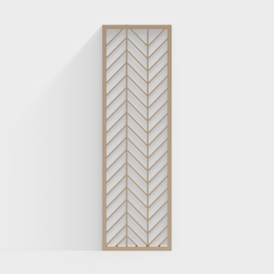 Herringbone Screen 3D model