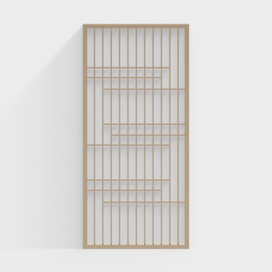 Geometric Window 3D model with Unique Design