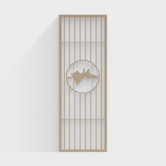 Elegant Low Poly Prison Gate 3D model for Creative Projects