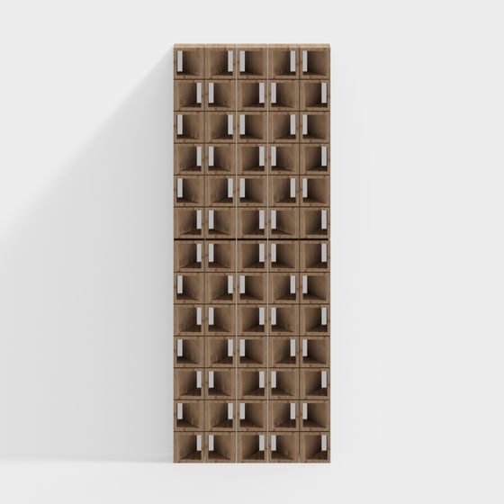 Stylish Modular Storage Cabinet 3D model