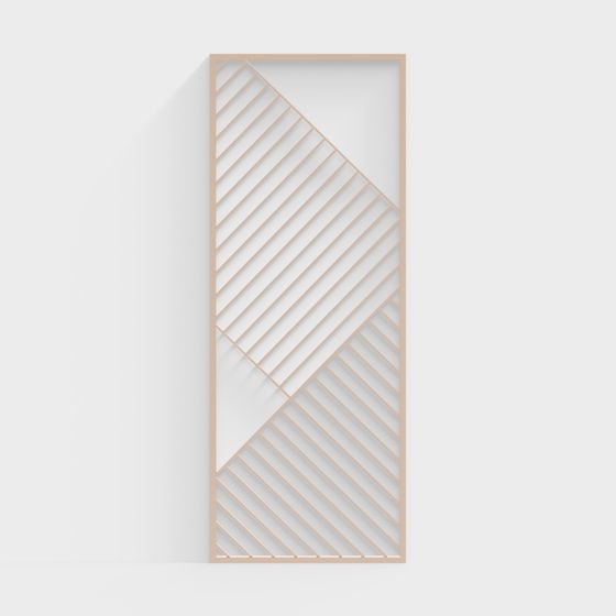 Unique Low-Poly Geometric 3D model for Modern Interiors