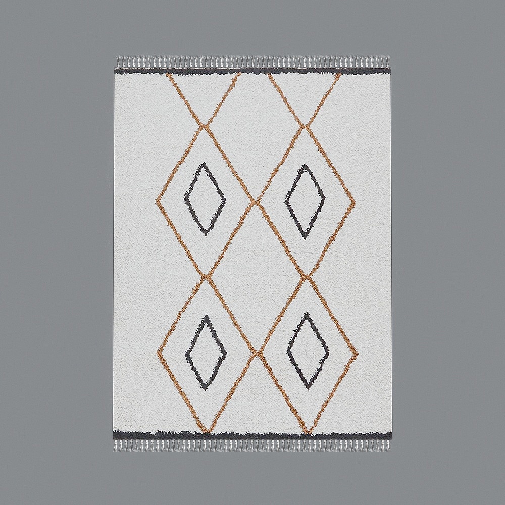 LRI 타피스 티아 에크루-루즈 폴리프로필렌