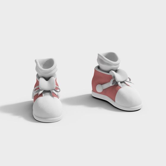 Vibrant Hip-Hop Sneakers 3D Model