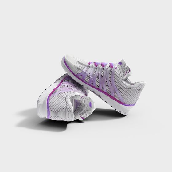 Trendy Low Poly Sneaker 3D model for Creative Use