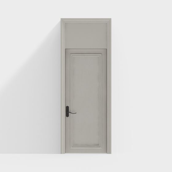 Classic Gray Door 3D model