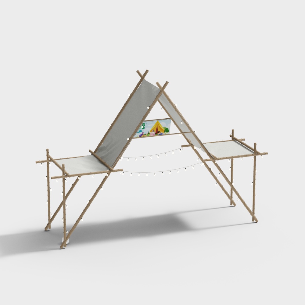 Abri de camping en extérieur