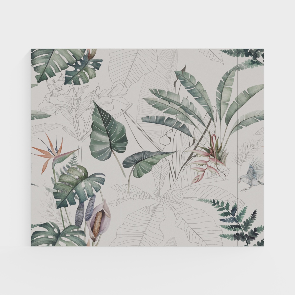 French background wall