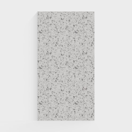 Stylish Textured Concrete Panel 3D model