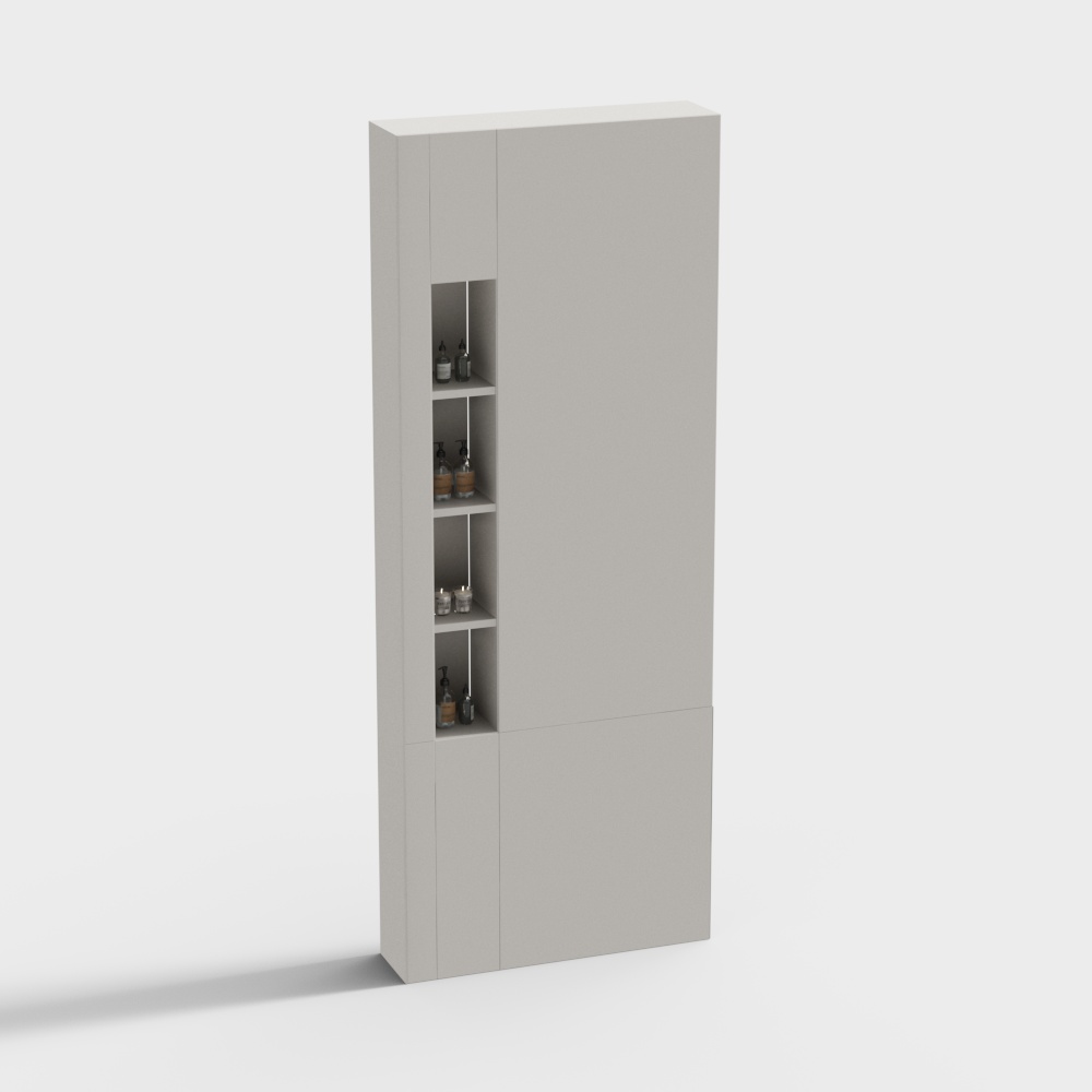 Minimalist Storage Cabinet 3D model