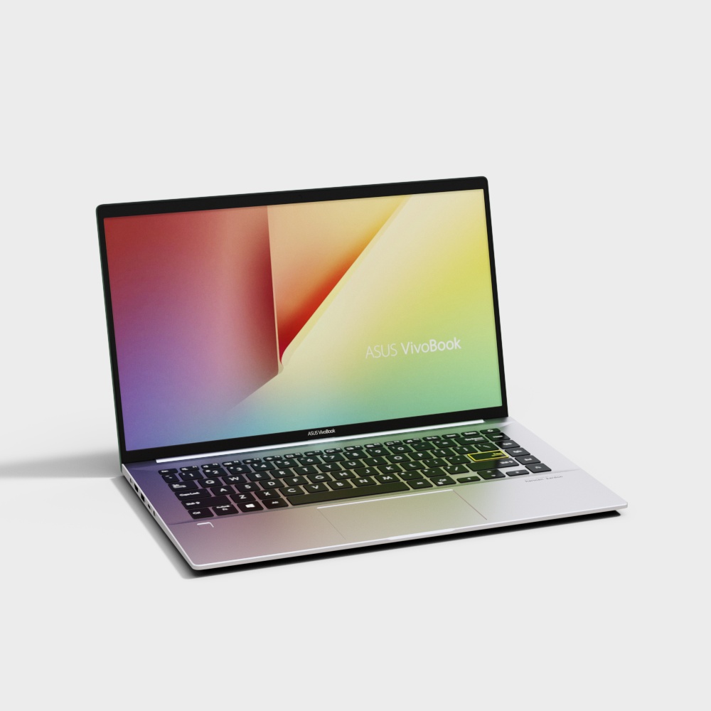Stylish ASUS VivoBook Laptop 3D model