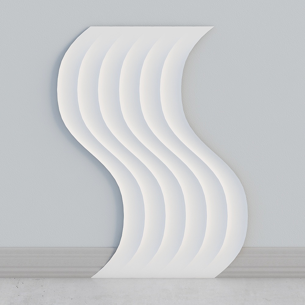 Wanddekoration weiß modern