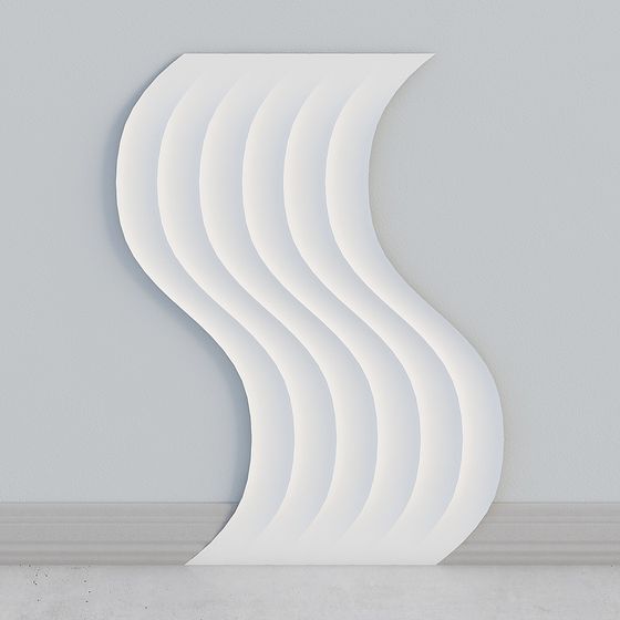 Wanddekoration weiß modern