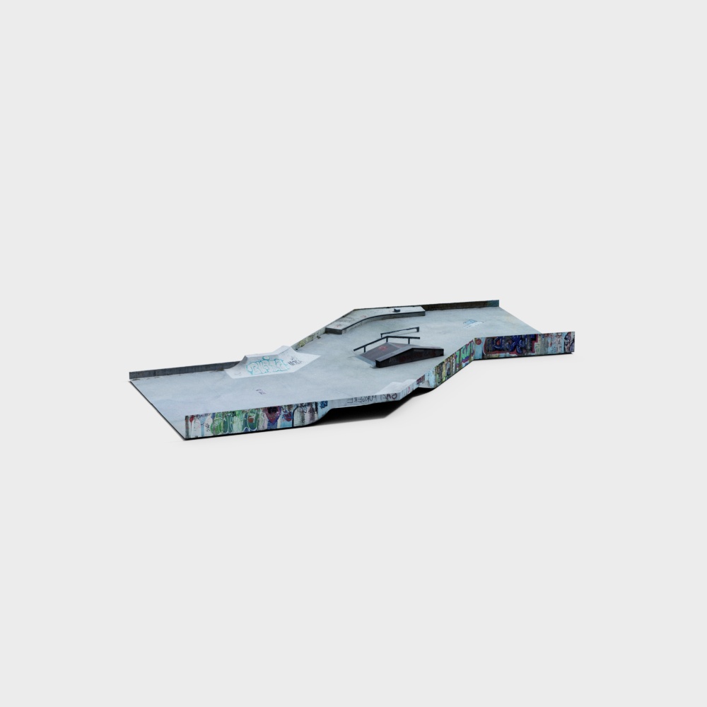 Urban Skate Park 3D model