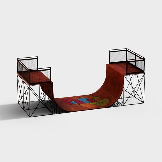Urban Skate Park 3D model