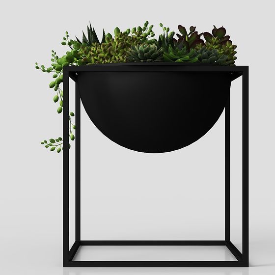 piante verdi in vaso con fiori ed erba